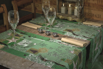 Tischläufer Teté a Teté  Chamonix Verde 40x120 cm